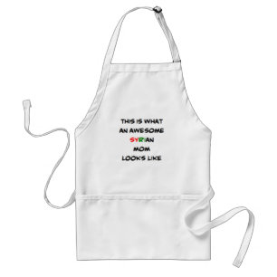 syrian mom, awesome standard apron