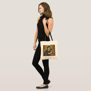 Syrian Mosaic Christian Tote Bag