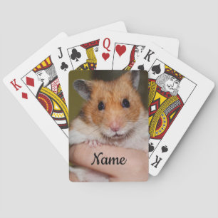 Syrian Pet Hamster - Standard Hamster - Teddy Bear Playing Cards