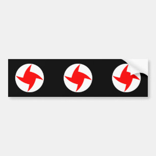 Syrian Social Nationalist Party, Syria flag Bumper Sticker