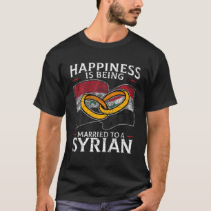 Syrian Wedding Syrian Arab Republic Roots Syria Fl T-Shirt