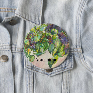 syringa 10 cm round badge