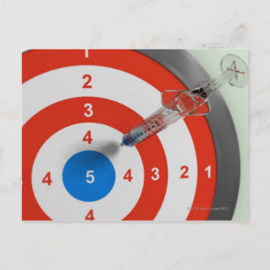 Syringe Dart Postcard