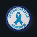 Syringomyelia Awareness Ribbon Button<br><div class="desc">Syringomyelia awareness ribbon button.</div>