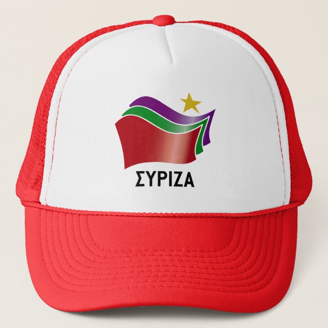 syriza trucker hat (Front)