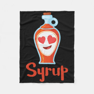 Syrup For Pancakes Couples Costume Halloween Cute Fleece Blanket