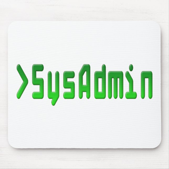 SysAdmin Mouse Mat (Front)