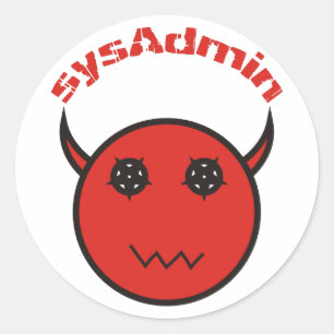 sysAdmin System Administrator System Administrator Classic Round Sticker