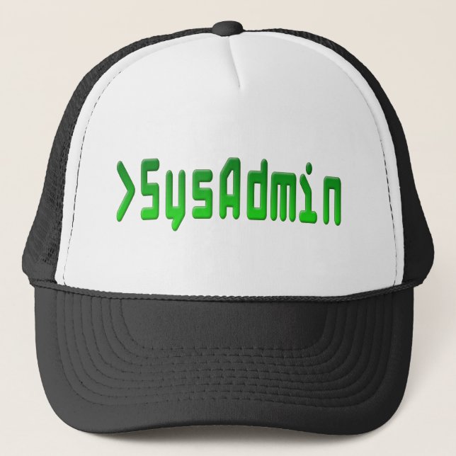 SysAdmin Trucker Hat (Front)
