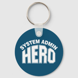System Admin Hero Key Ring