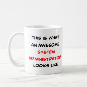 system administrator, awesome coffee mug