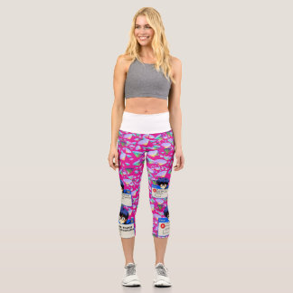 System Error: Retro Nerd Aesthetics Capri Leggings