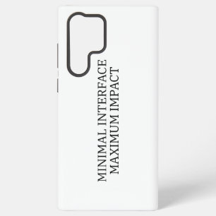System Interface   Minimal Interface Samsung Galaxy Case