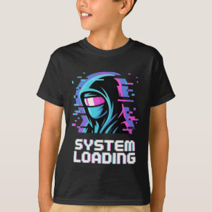 System Loading – Cyber Glitch Hoodie Art T-Shirt