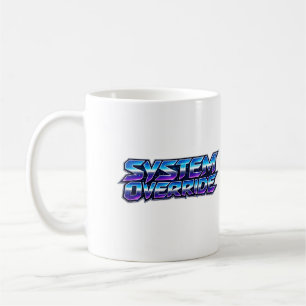 System Override Futuristic Tech Coffee Mug