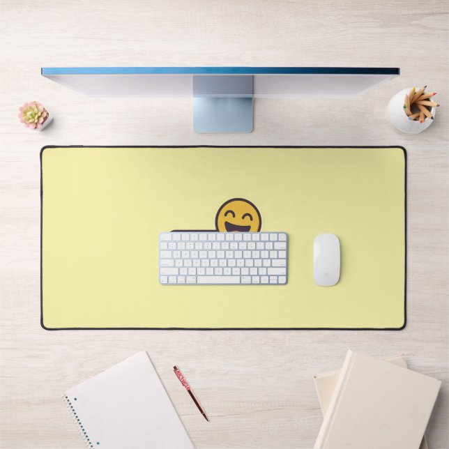System Update: Happiness Pending – Funny Tech Desk Mat (Office 1)