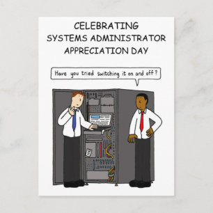 Systems Administrator Appreciation Day - July Postcard