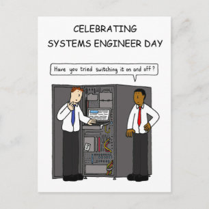 Systems Engineer Day July Postcard