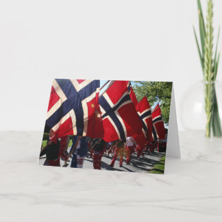Syttende Mai Parade Card