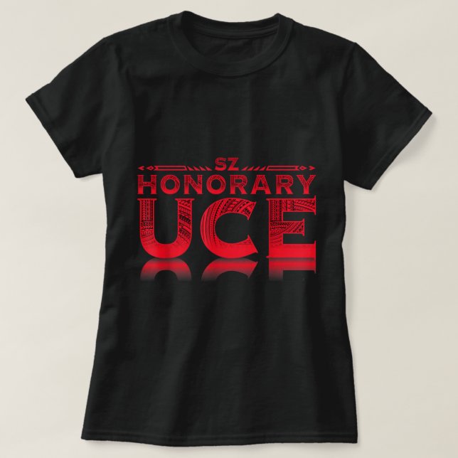 SZ HONORARY UCE Originale ORANGE DESIGN With WE TH T-Shirt (Design Front)