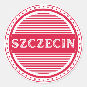 Szczecin City Pride Emblem – Polish Identity Classic Round Sticker