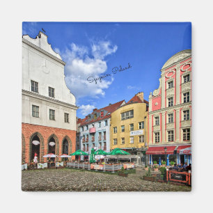 Szczecin, Poland cityscape Magnet