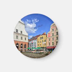 Szczecin, Poland cityscape Magnet