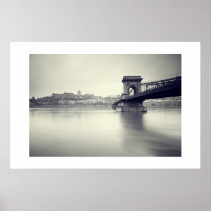 Szechenyi Chain Bridge and Royal Palace Poster