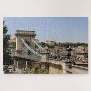 Széchenyi Chain Bridge, Budapest, Hungary Jigsaw Puzzle