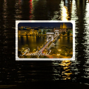 Széchenyi Chain Bridge Budapest, Hungary Magnet