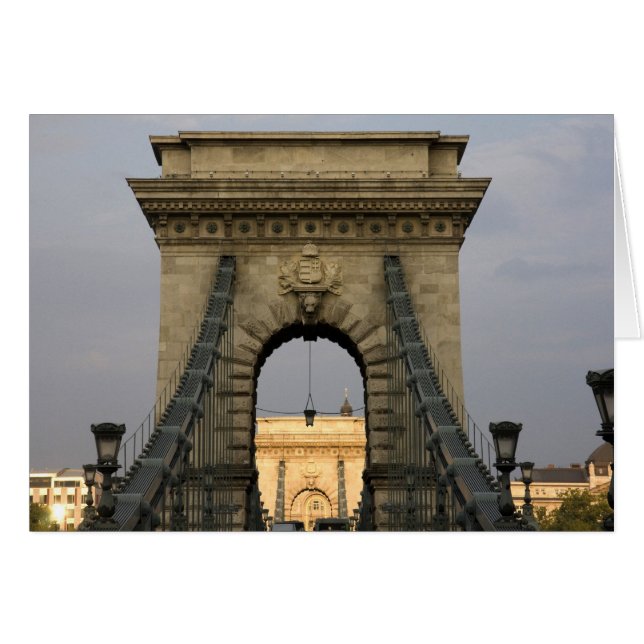 Szechenyi lanchid Szechenyi Chain Bridge), (Front Horizontal)