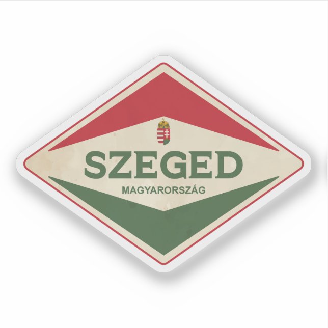 Szeged Hungary Vintage (Front)