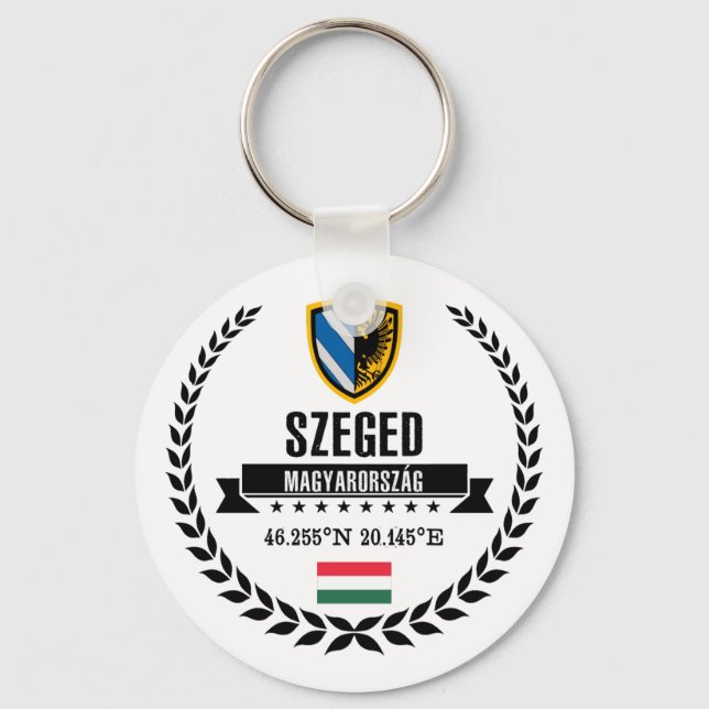 Szeged Key Ring (Front)