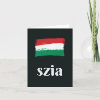 Szia (hello in Hungarian) Hungary Card