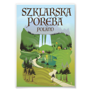 Szklarska Poreba Poland travel poster