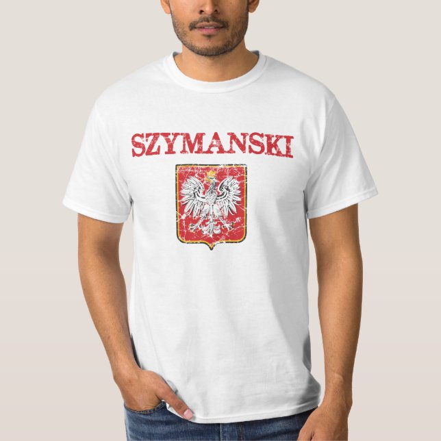 Szymanski Surname T-Shirt (Front)