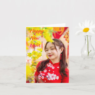 Tết Happy New Year Xuan At Ty 2025 Card