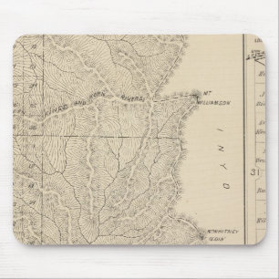 T1417S R3235E Tulare County Section Map Mouse Mat