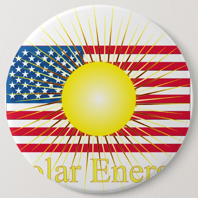 T14a Solar Energy 6 Cm Round Badge (Front)