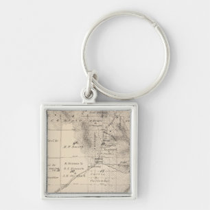 T15S R25E Tulare County Section Map Key Ring