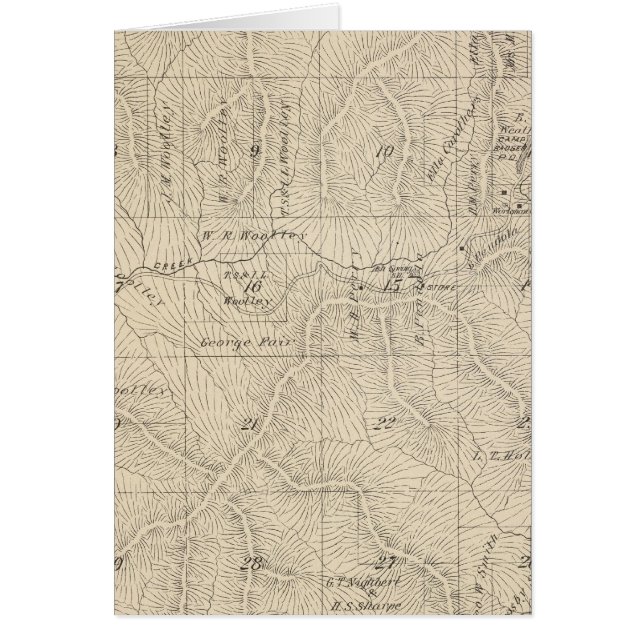 T15S R27E Tulare County Section Map (Front)