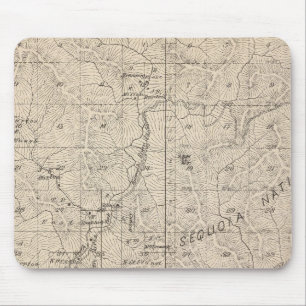 T1617S R2829E Tulare County Section Map Mouse Mat