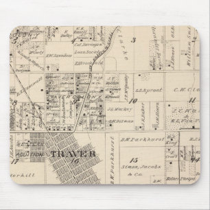 T17S R23E Tulare County Section Map Mouse Mat