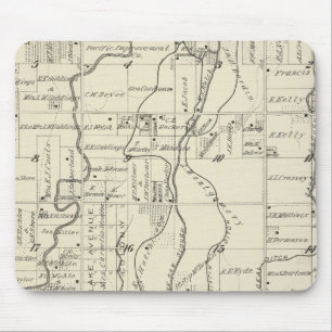 T19S R21E Tulare County Section Map Mouse Mat