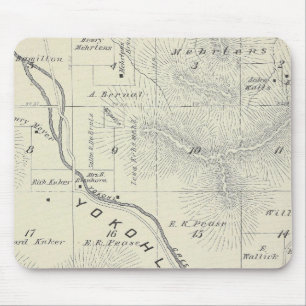 T19S R27E Tulare County Section Map Mouse Mat