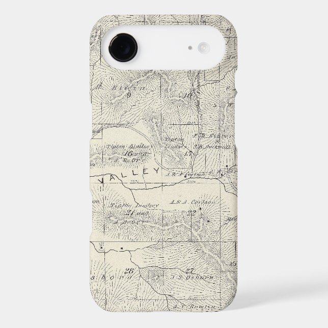 T19S R28E Tulare County Section Map Case-Mate Samsung Galaxy Case (Back)