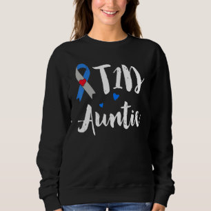T1d Auntie Type 1 Diabetes Awareness Sweatshirt