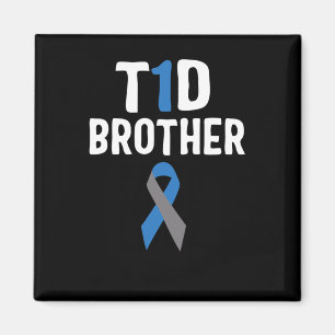 T1d Brother Diabetes Awareness Type 1 Insulin Panc Magnet