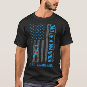 T1D Dad of Warrior Type 1 Diabetic T-Shirt