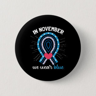 T1D Diabetes Awareness t Diabetes Awareness Day T1 6 Cm Round Badge